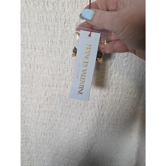 Frances Valentine Twiggy Beaded Parrot Fringe Dress White Bouclé Shift NWT Large - Picture 7 of 13